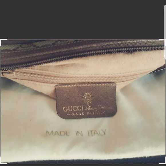 Gucci messenger vintage bag. Green red strips - Picture 8 of 8